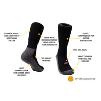 Thumbnail for Heavyweight Boot Wool Work Sock