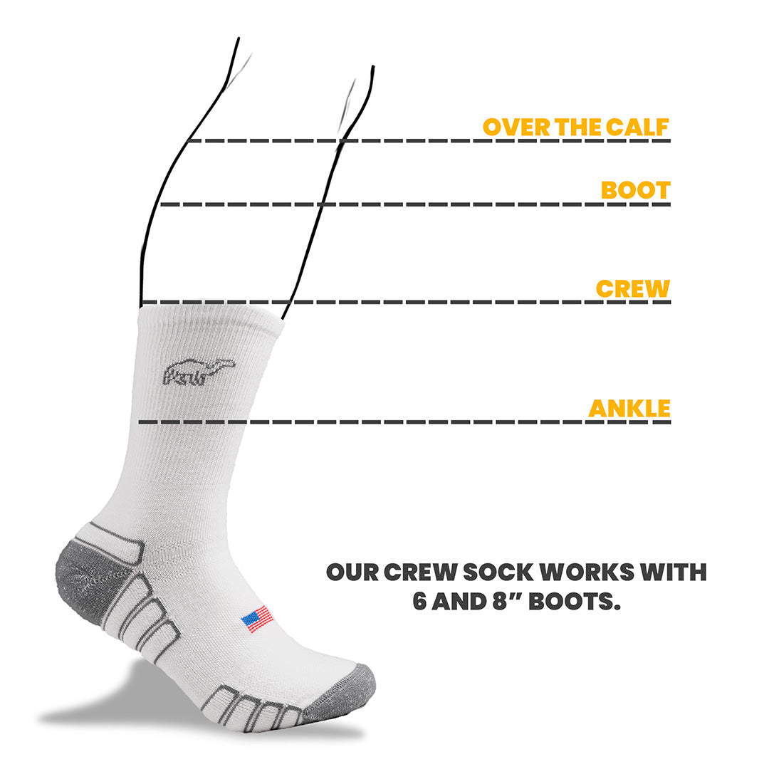Crew Wool Work Sock