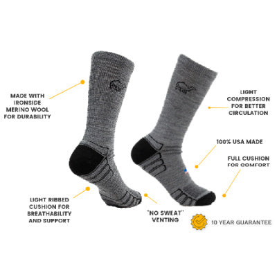 Crew Wool Work Sock