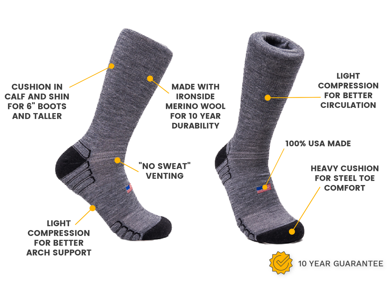 Boot Wool Work Sock 11