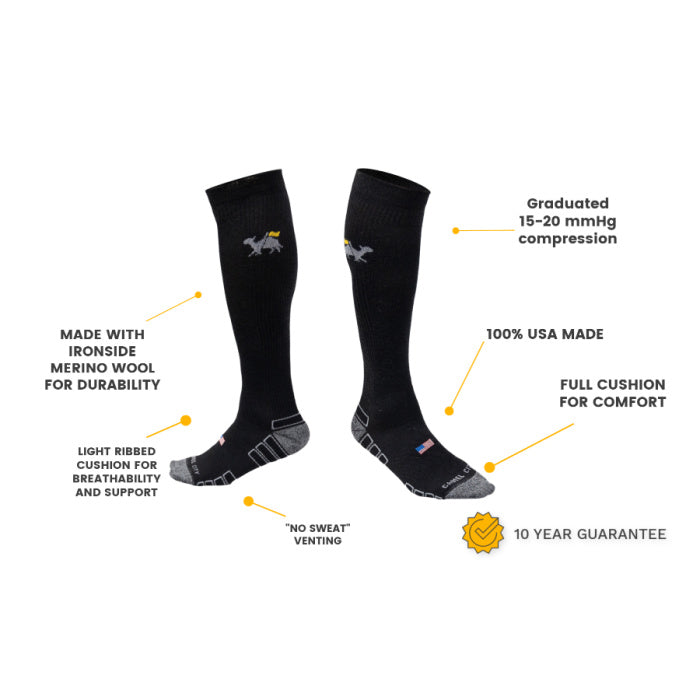 Compression Wool Work Sock 3