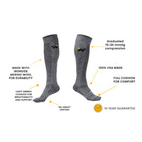 Thumbnail for Compression Wool Work Sock