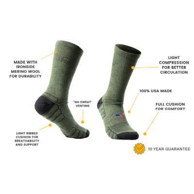 Crew Wool Work Sock