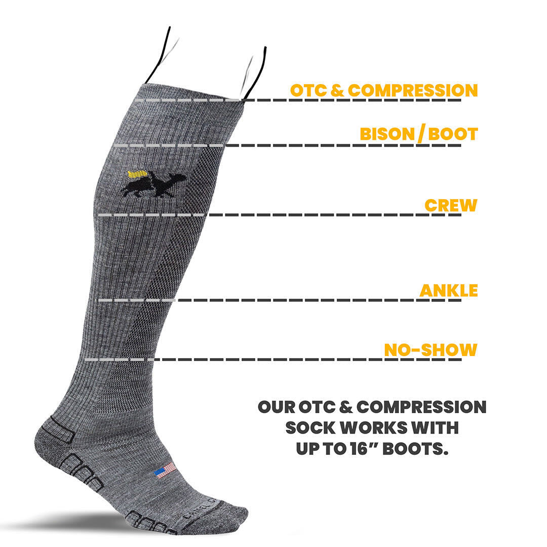 Compression Wool Work Sock 17