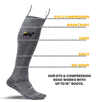 Thumbnail for Compression Wool Work Sock