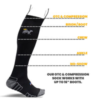 Thumbnail for Compression Wool Work Sock