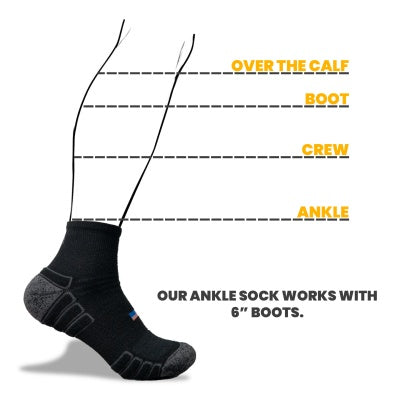 Ankle Wool Work Sock